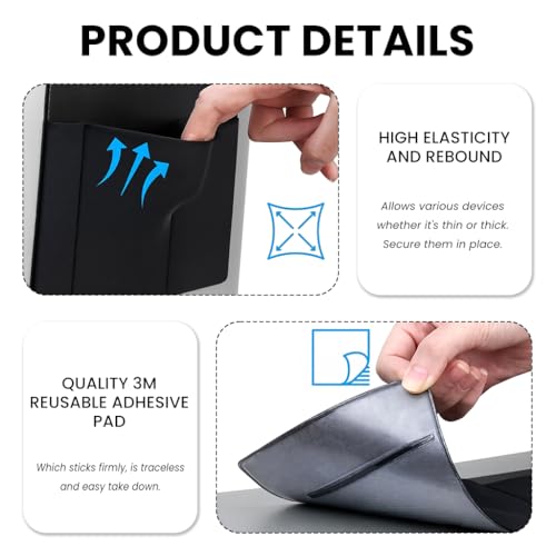 ZORBES® 3-Pocket Organizer, Mouse Holder for Laptop Stick o ZORBES® 3-Pocket Organizer, Mouse Holder for Laptop Stick o